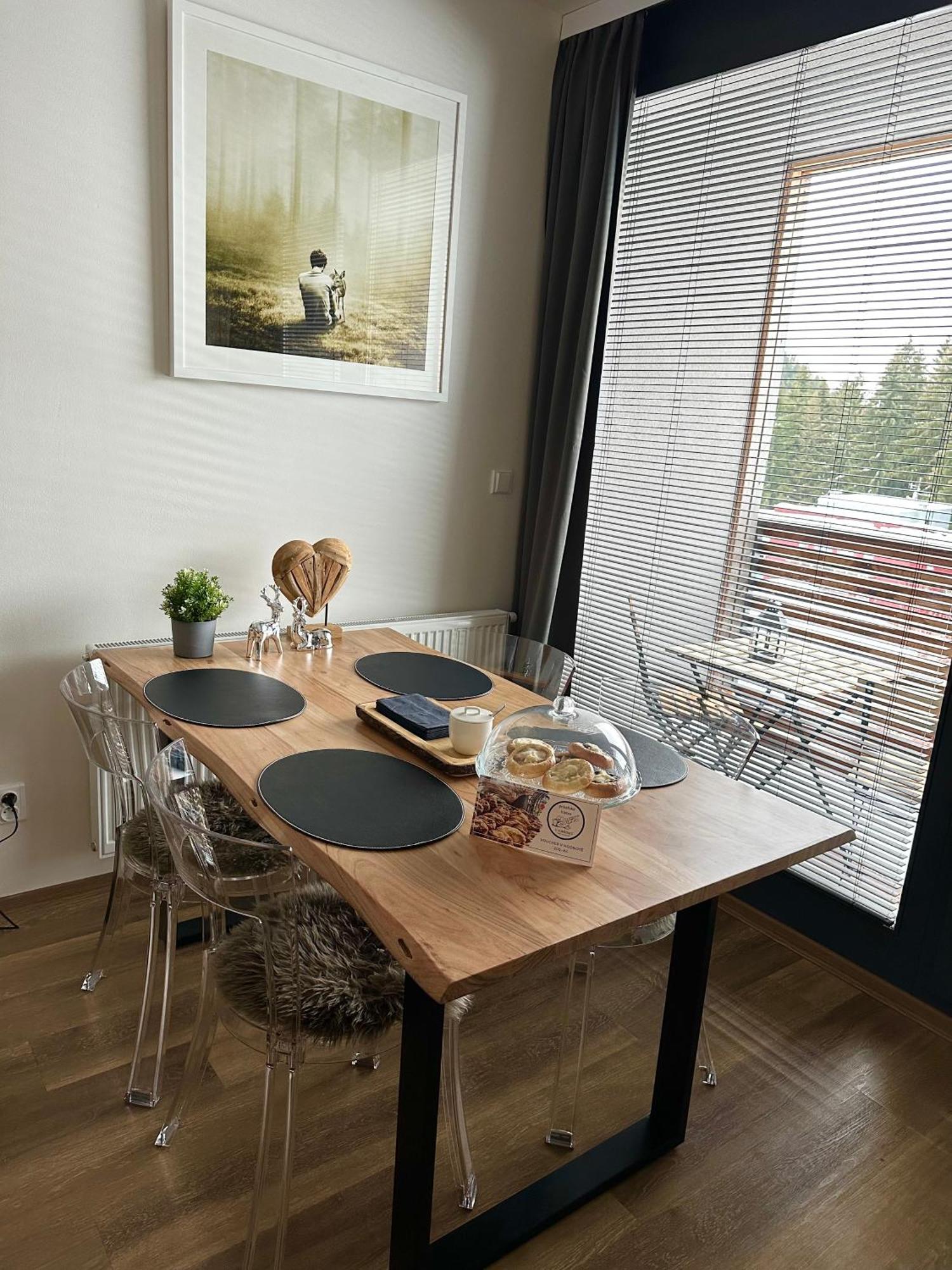 U Jelena Harrachov - Rodinny Apartman U Lesa S Garazi ภายนอก รูปภาพ